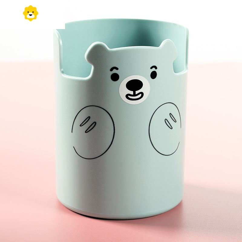 喻娄卡通笔筒创意时尚可爱笔筒韩国小清新创意桌面办公收纳盒桌面摆件