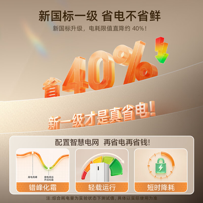 美菱冰箱无忧嵌 512L法式多门冰箱 超薄零平嵌入大容量 新国标一级能效 BCD-512WFPU9CZXG1高清大图