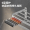 箭牌卫浴(ARROW)毛巾架银色轻奢浴巾架免打孔壁挂式毛巾架浴室置物架卫浴挂衣钩浴室卫生间置物架三角篮