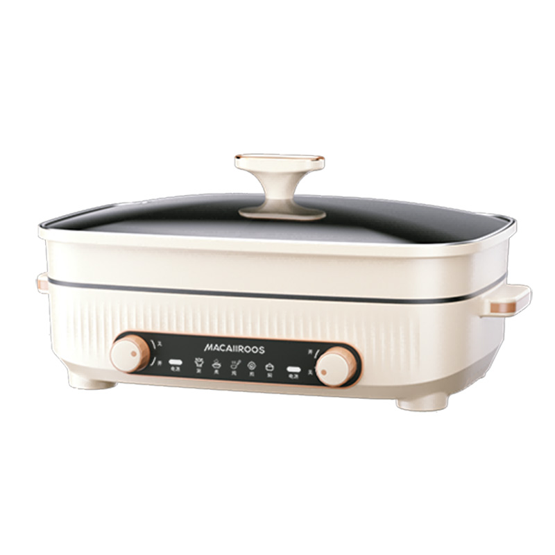 迈卡罗电火锅多功能鸳鸯锅左右分区独立控制操作便捷MC-HG528