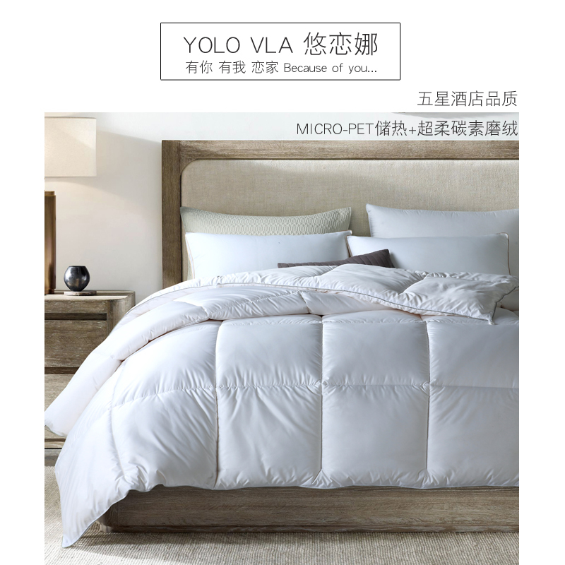 悠恋娜YOLO VLA春秋被芯单人双人被子二合一子母被