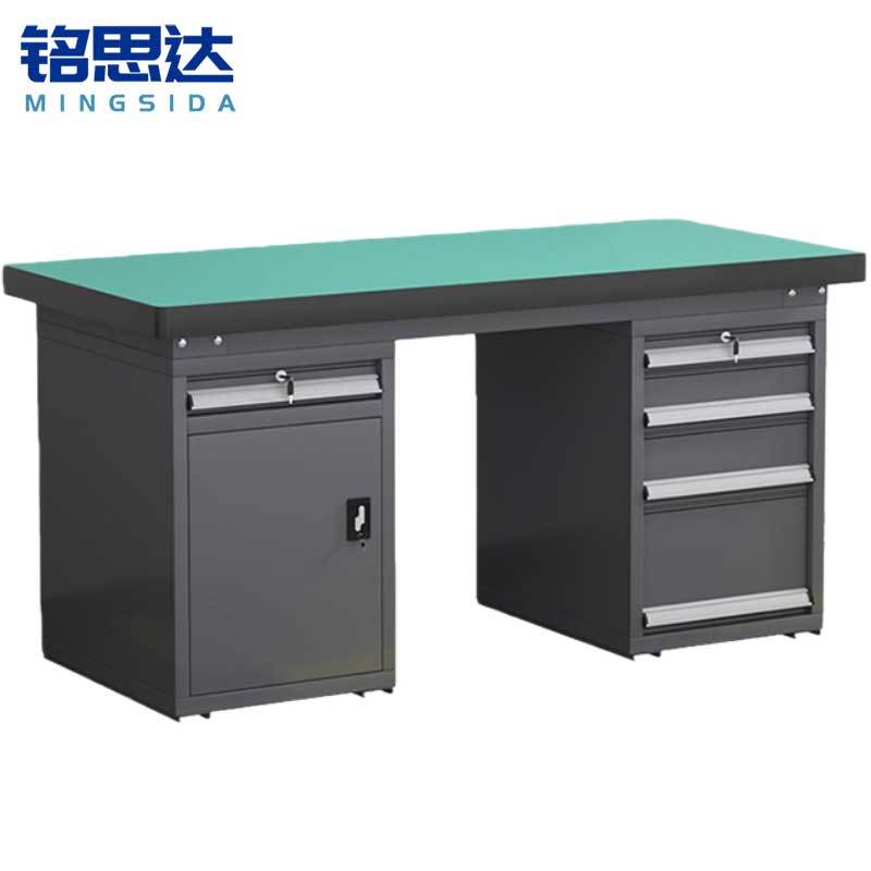 铭思达钳工操作台1.5米五抽一门张