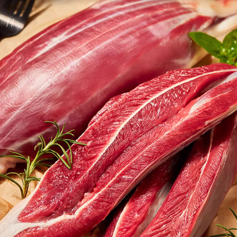 “恒都 国产有机牛肉礼盒 谷饲排酸冷冻牛肉B款-2.25kg ”高清大图