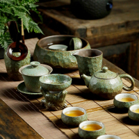 言艺(yanyi) 水盂茶洗茶道配件大号青瓷功夫茶具日式陶瓷建水杯洗 大号茶洗 枯木逢春茶洗