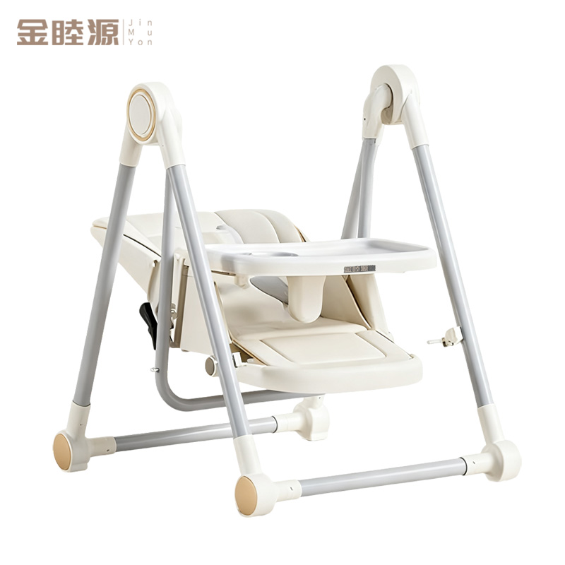 金睦源 JIN MU YON 儿童餐椅 灰石白 张高清大图