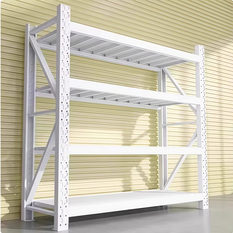 凡尔尚白色货架四层高清大图