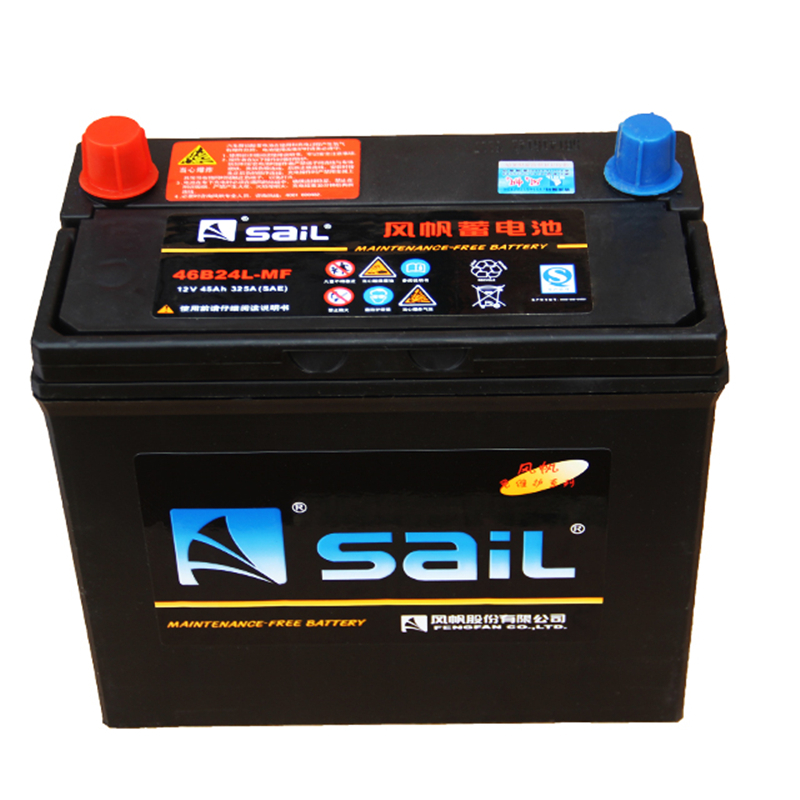 风帆sail免维护蓄电池汽车电瓶6qw45mf电瓶视频