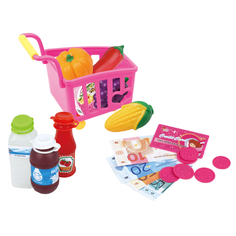 五星儿童多功能过家家女孩玩具仿真模拟超市购物收银机套装36岁