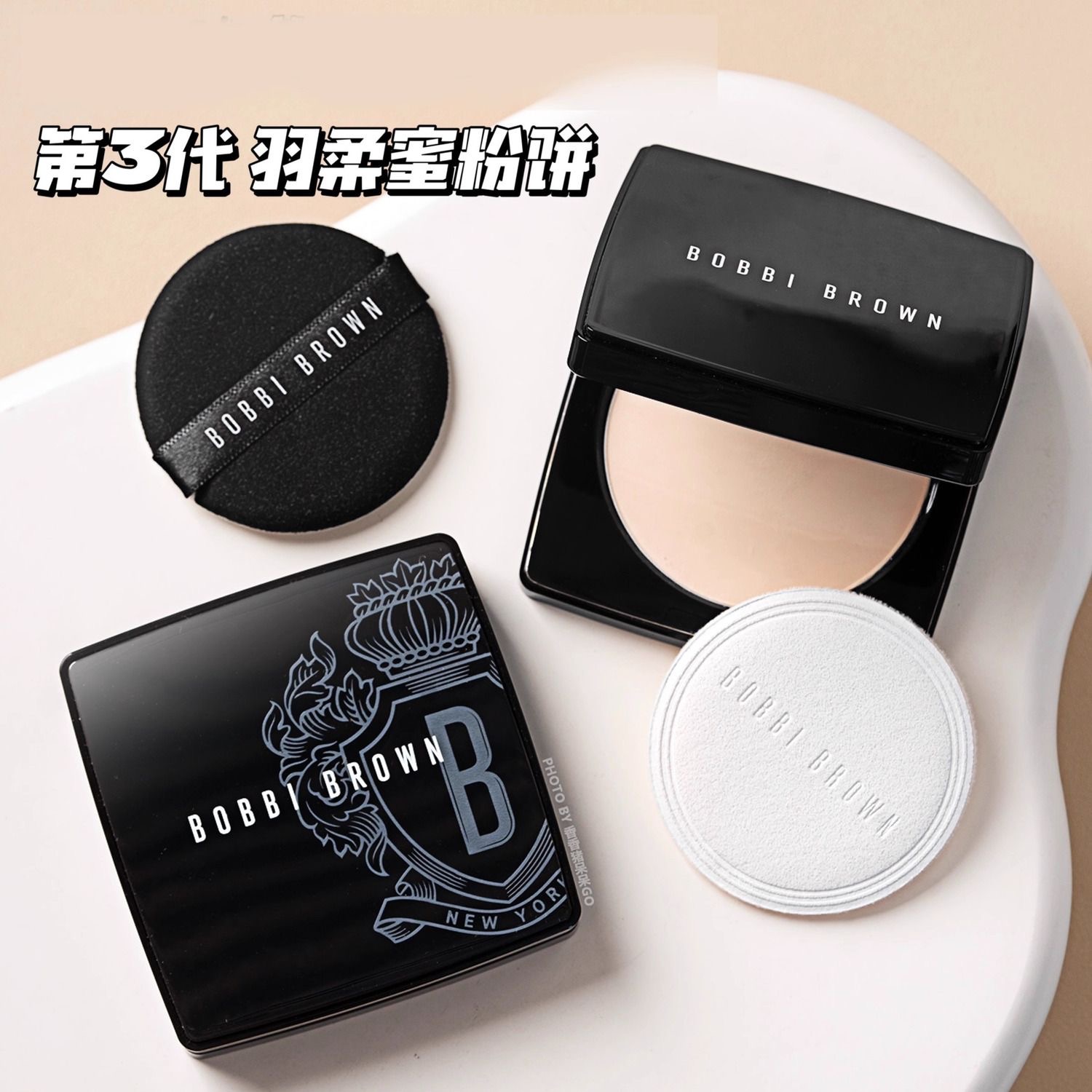 (Bobbi Brown) 芭比波朗第三代新版粉饼控油持久定妆 蜜粉饼 定妆粉#01高清大图