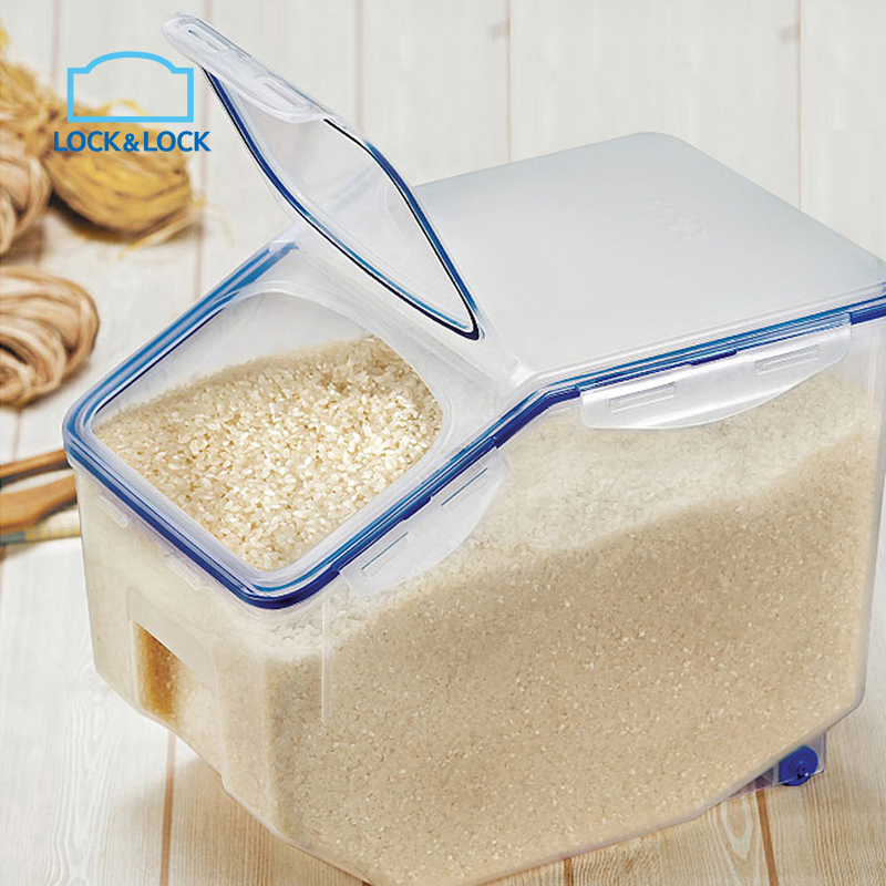 乐扣乐扣 (lock&lock) 塑料保鲜盒米桶 HPL510(12000ml)不保温
