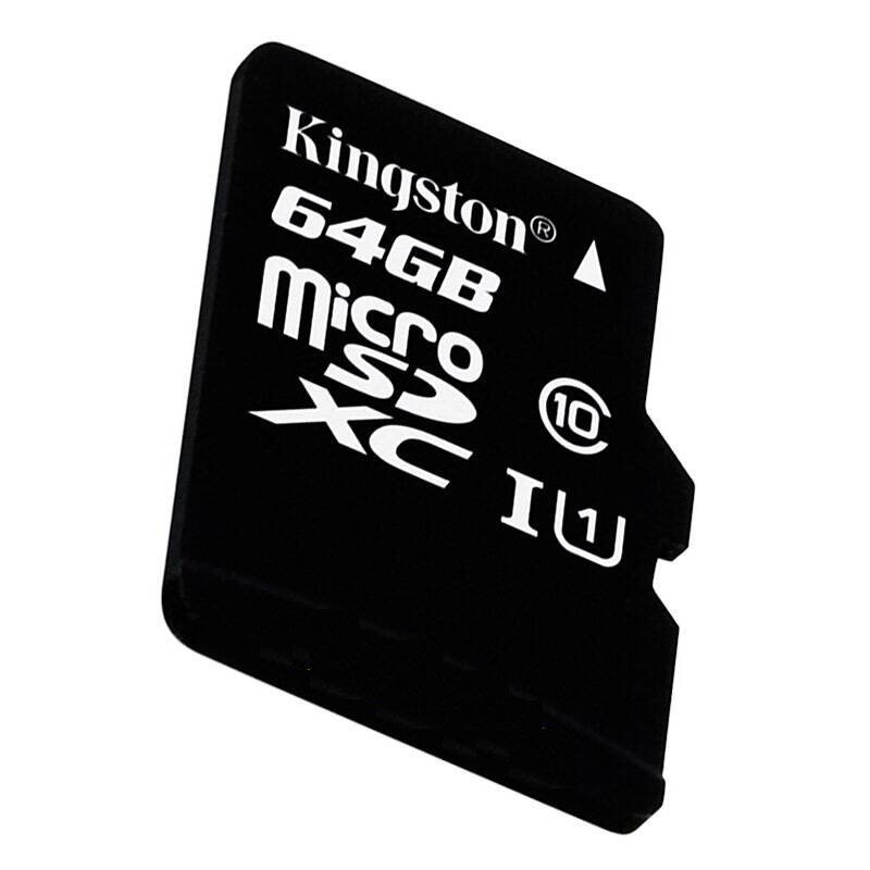 金士顿(Kingston) TF存储卡MicroSD 64GB(Class10) 读80MB/S,CLASS 10