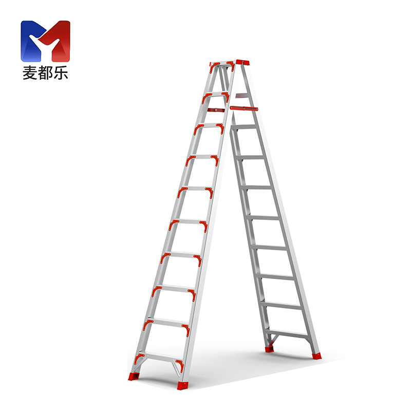 麦都乐 铝合金人字梯 3.5米/个高清大图
