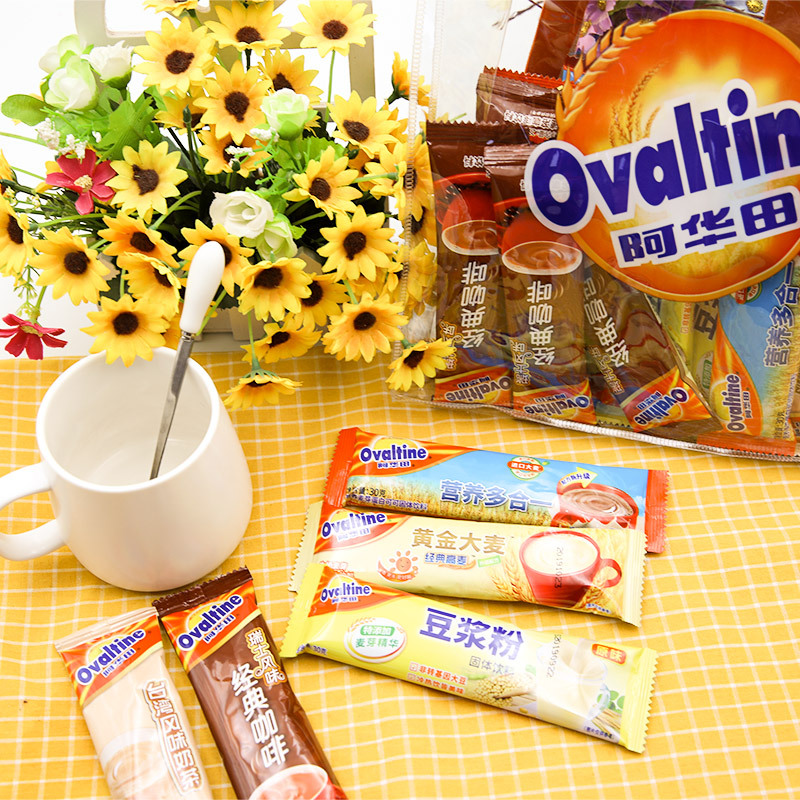 阿华田缤纷装冲饮奶茶咖啡豆浆可可粉黄金大麦5合一700g早餐速溶冲调饮品高清大图