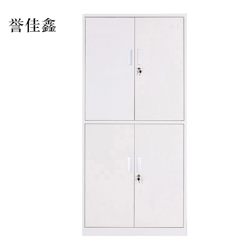 誉佳鑫钢制资料柜档案柜财务凭证柜带锁储物柜铁皮柜书柜通双节文件柜