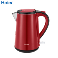 海尔(Haier) 电水壶 HKT-D5R 1.5L无缝内胆双层防烫 304不锈钢 进口温控器 可视LED加热(X)