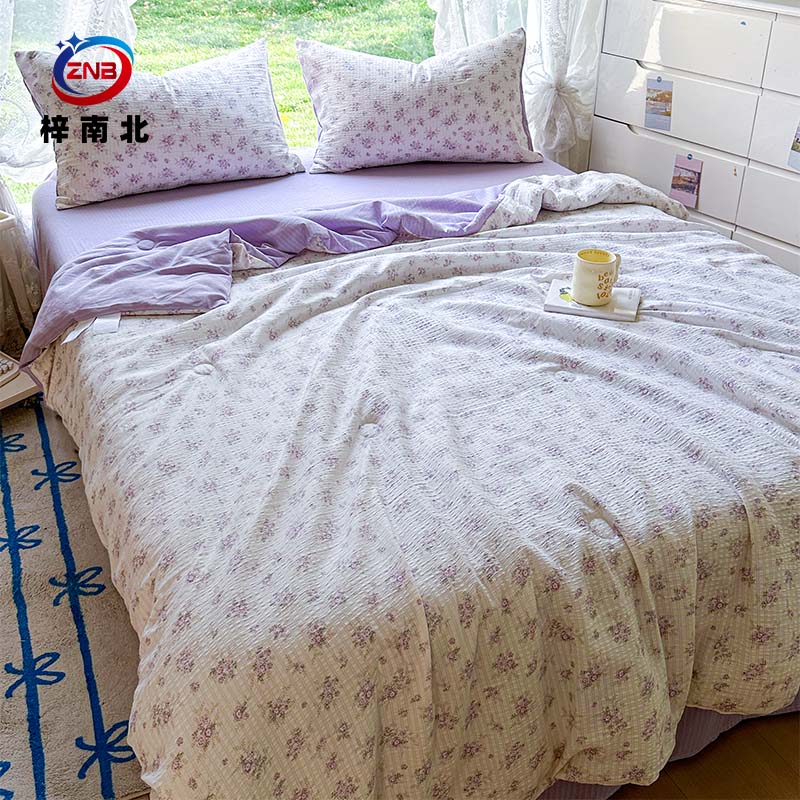 梓南北 夏被空调被四件套 ZNB/B13 套高清大图
