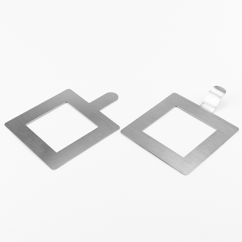 海斯迪克 不锈钢规格采样板 HKCL-583 5*5cm 弯柄 1个高清大图