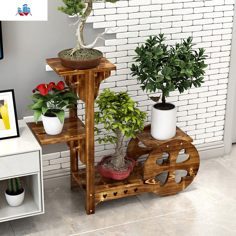 泰空仓(taikongcang)花架1-1 花架子实木落地式客厅阳台室内绿萝多肉