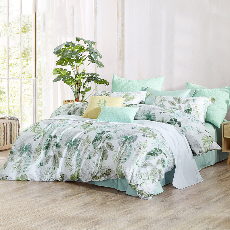 梦洁mendale家纺欧式提花四件套双人床上用品双人欧美被罩床上丝滑四