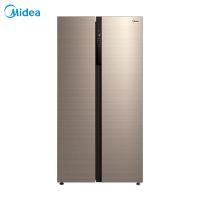 美的（Midea）BCD-541WKPZM(E)流光咖h 541升对开门冰箱 变频一级能效铂金净味家用大容量双开门冰箱