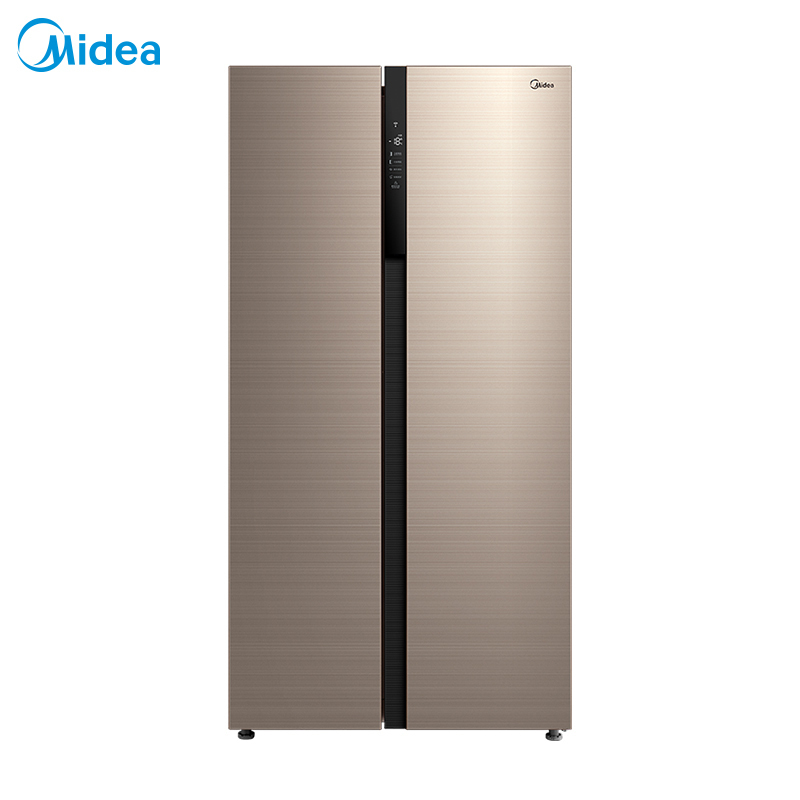 美的（Midea）BCD-541WKPZM(E)流光咖h 541升对开门冰箱 变频一级能效铂金净味家用大容量双开门冰箱