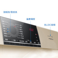 haier/海尔 9公斤金色大容量家用变频静音全自动滚筒洗衣机 G90818BG