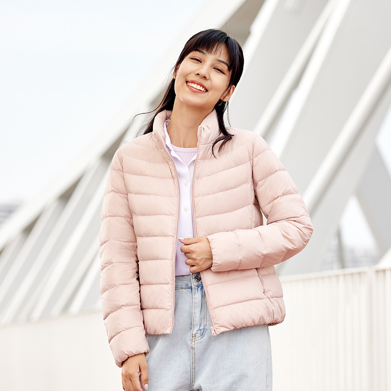 全新升级男女款轻羽绒坦博尔2021年新款纯色短款轻薄羽绒服休闲百搭外套