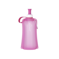 Sillymann 朱莫妮卡扣款 可折叠便携硅胶水袋 550ml 粉红色