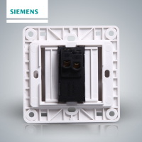 【官方正品】西门子(SIEMENS)开关插座面板86型其他远景雅白一开单控荧光开关