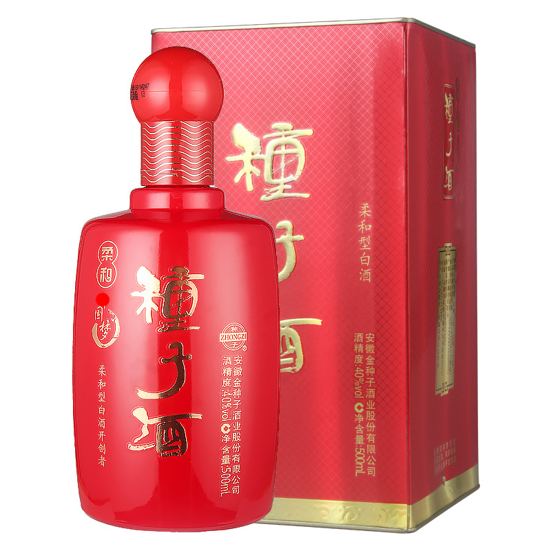 金种子 柔和 40度 500ml*6 箱装 浓香型 白酒