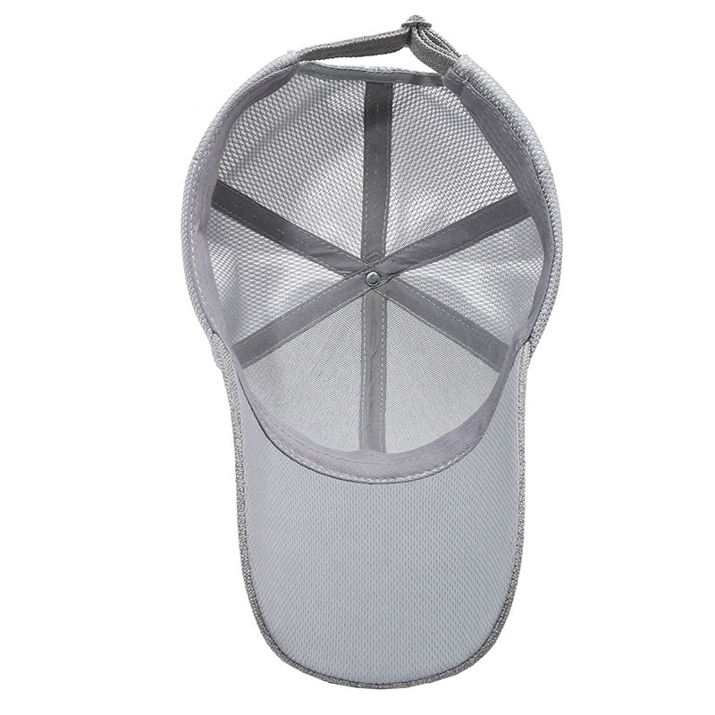 夏季新款遮阳帽子男女款网眼透气棒球帽户外运动防晒潮流韩版棒球帽高清大图