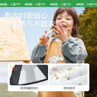 KK树秋冬宝宝罩衣儿童外穿男女童防水防脏幼儿围裙灯芯绒反穿衣