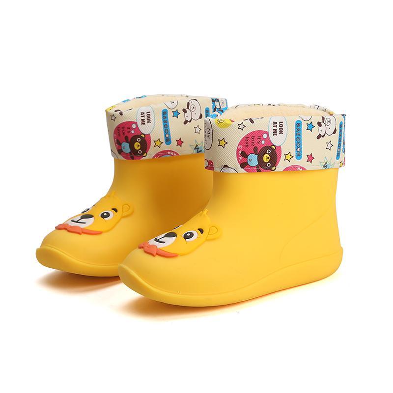 芳棋云品牌宝宝雨鞋男童女童水鞋雨靴防滑13婴幼儿童幼儿园加绒四季