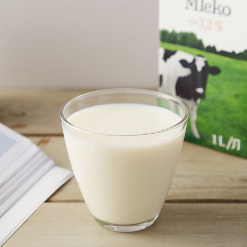 妙可(Mlekovita)全脂牛奶1L*12盒 波兰进口 纯牛奶 学生牛奶 箱装奶 UHT