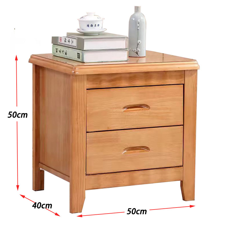 博林创 实木床头柜 01#款 橡木款 /个高清大图