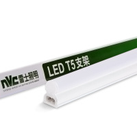 雷士照明 1.2米LED灯管T5一体化14W暖黄光3000K