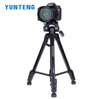 火豹668手机支架俯拍摄vlog视频抖音摄影自拍照相机快手直播三角架液压阻尼云台户外便携轻通 668+横竖手机夹手机座