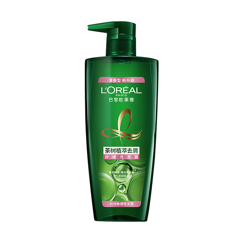 欧莱雅(L’OREAL)茶树植萃去屑舒缓洗发露700ml