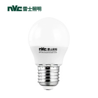 雷士照明(NVC)LED光源灯泡 7瓦(0-5W) E27大螺口 家用螺口灯泡球泡灯 高亮耐久节能球泡灯