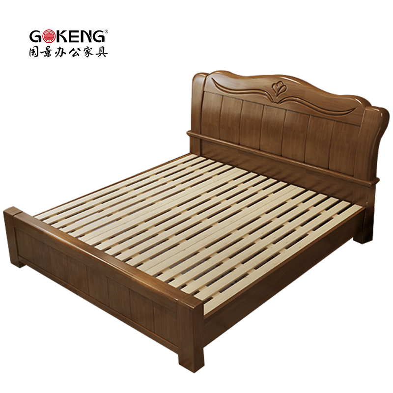 国景GOKENG 双人床 木质床 1.5米宽