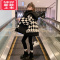 可莉允女童冬装外套2022新款洋气儿童羊羔绒加绒棉衣冬季女大童棉服加厚