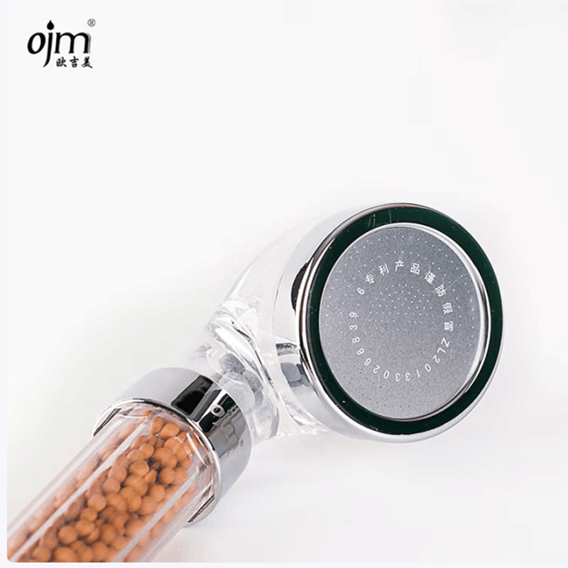 欧吉美 负离子增压淋浴花洒手持节水莲蓬头喷头 耐摔耐用SPA花洒三件套装图片