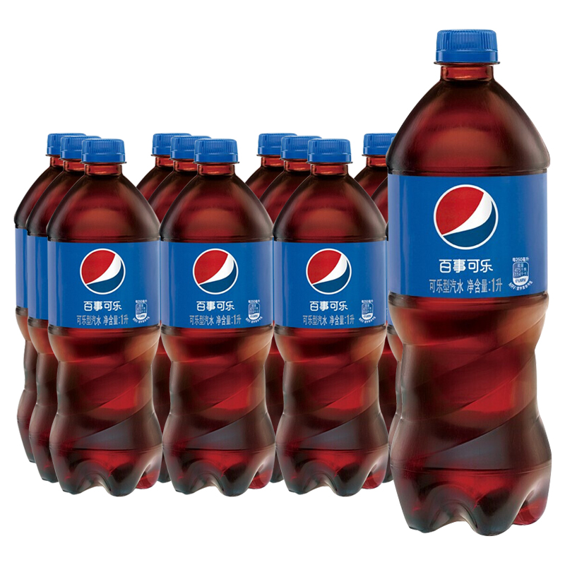 百事可乐1l12瓶整箱大瓶可乐碳酸饮料参数