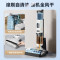 美的(Midea)三贴边无尘感洗地机LC100 无线家用吸尘洗拖一体机自动清洗 实时电解水滚刷防缠绕 深蓝色 24年新款