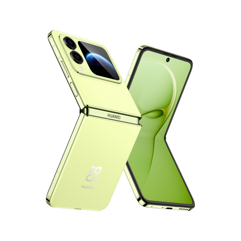 华为nova Flip S 512GB 向新绿 SGS 120万次弯折耐久认证6.88mm鸿蒙AI趣玩后置5000万悬停自拍智能手机