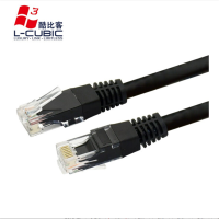 酷比客 L-CUBIC 六类非屏蔽纯铜网线/黑色/3M LCLN6RRECBK3