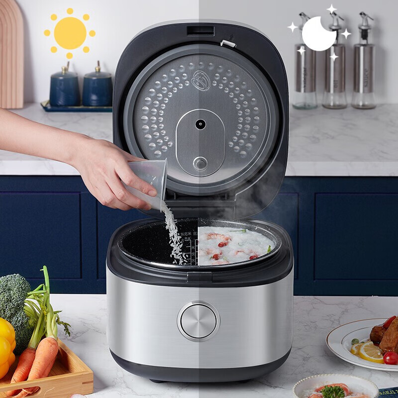 美的(Midea)智能电饭煲电饭锅2-8人家用4L聚能釜烘焙卤炖远程操控蒸米饭锅FB40Q1-513J