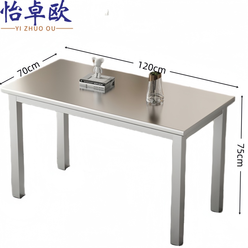 怡卓欧不锈钢餐桌高清大图