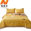 铭思沃床单款四件套2.0*2.3m床 米黄色 套