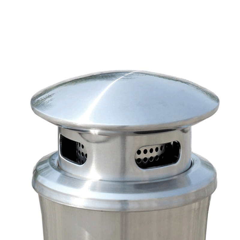 不锈钢烟灰柱 108cm高清大图